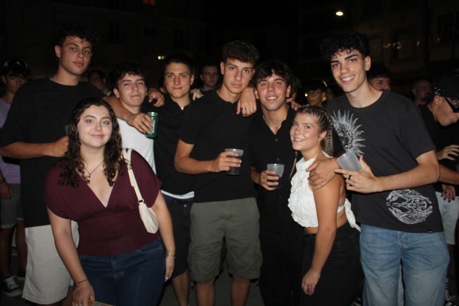 Salamanca de noche, sábado 16 de agosto