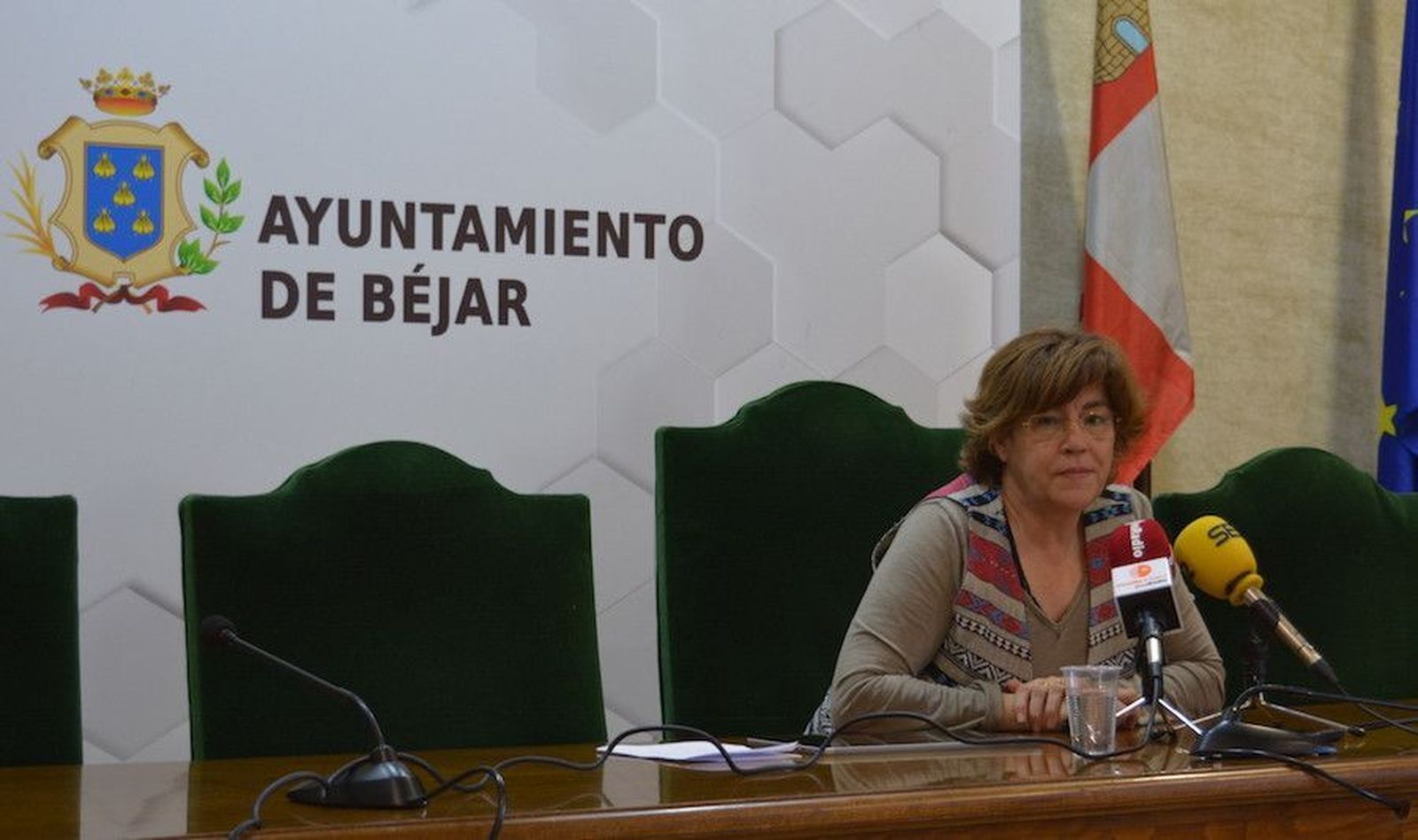 Elena Martín, alcaldesa de Béjar.