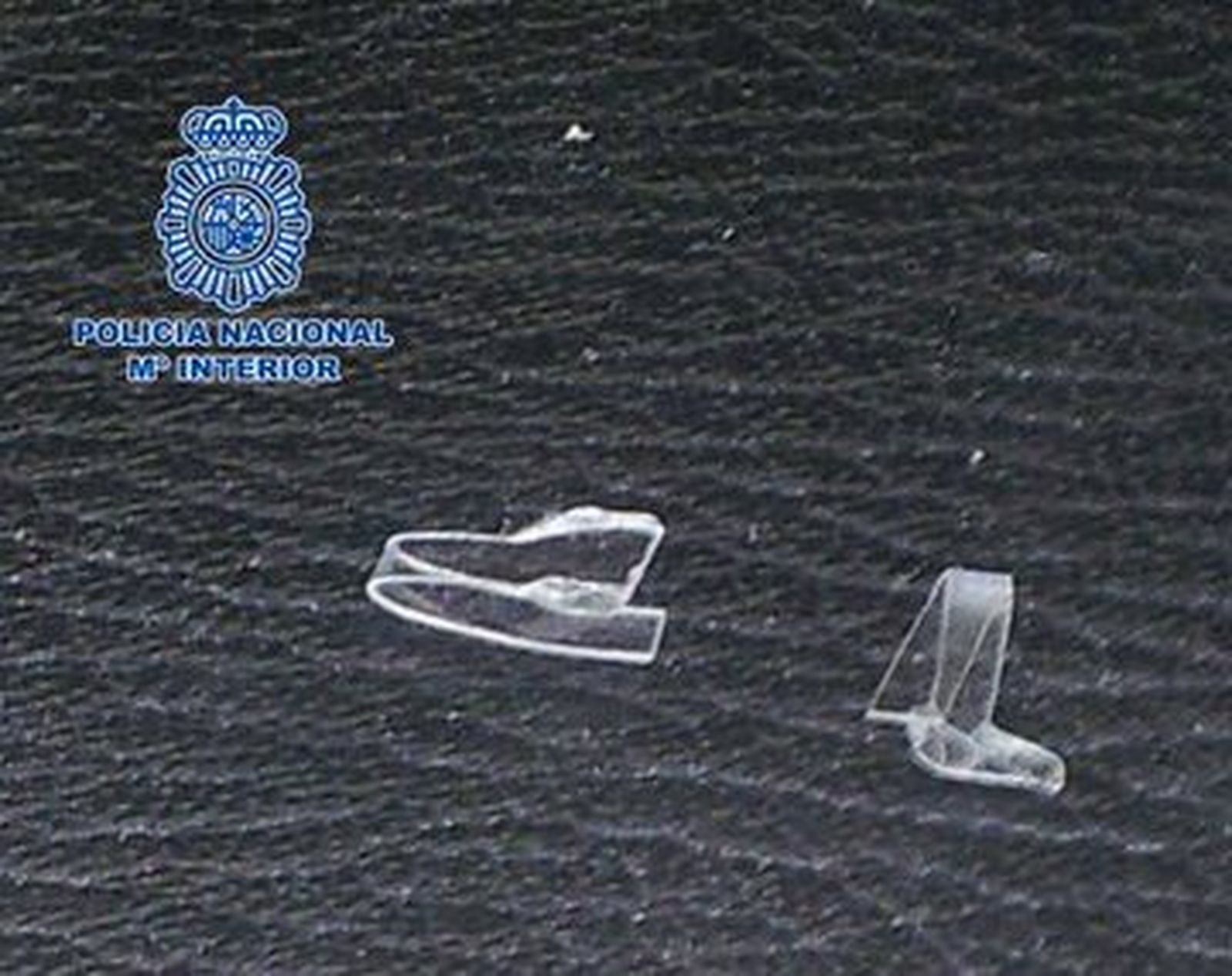 Plásticos utilizados por los ladrones. | Policía Nacional