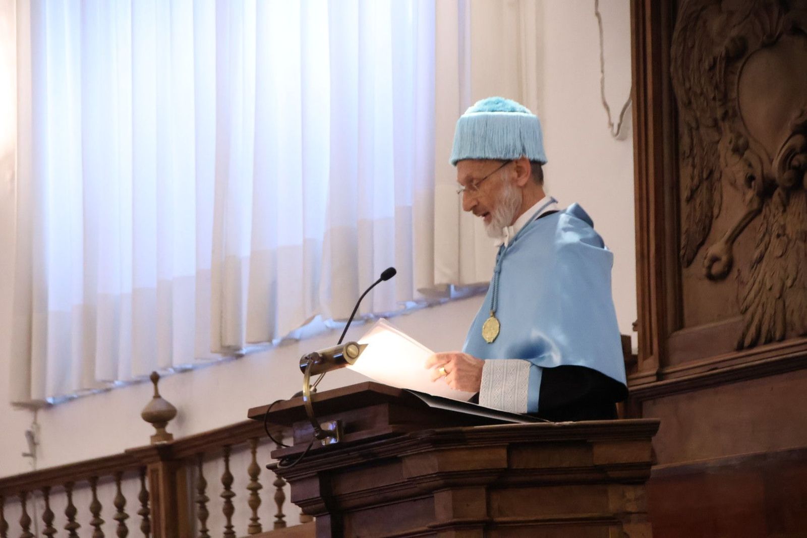 Ceremonia de Investidura como doctor honoris causa en Filosofía del catedrático de Filosofía Moral y Política de la Universidad de Valencia, Jesús Conill Sancho