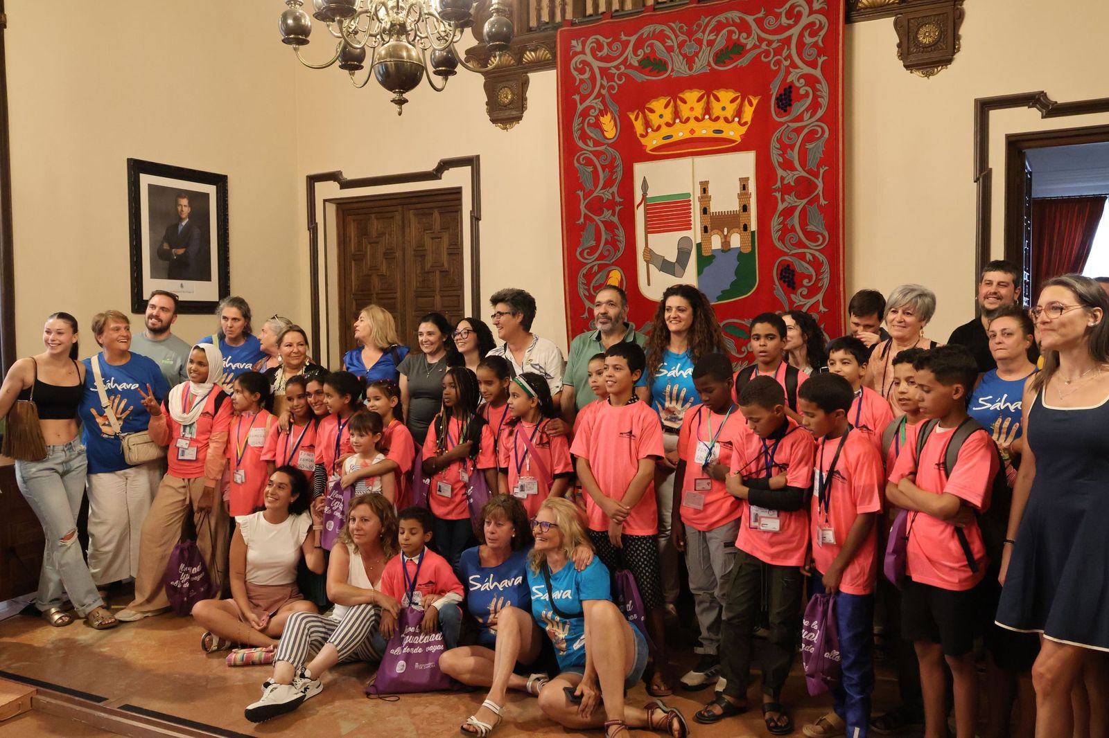 Llegada de los niños Saharauis y encuentro con las familias de acogida