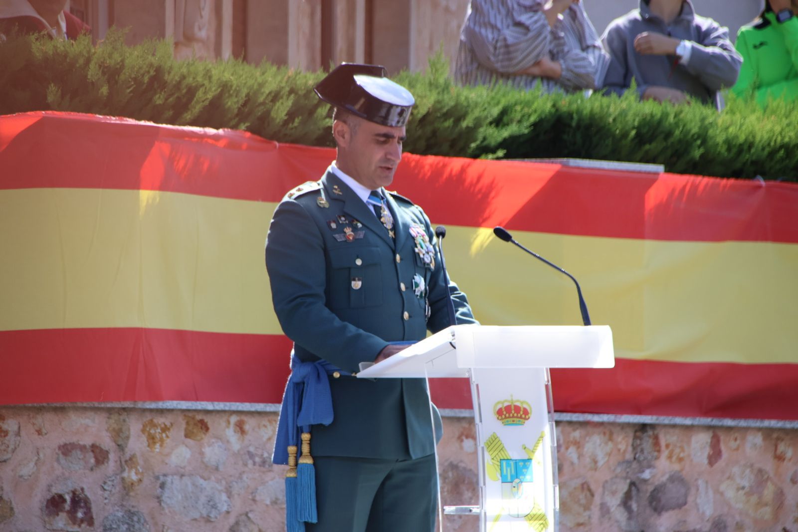 Inauguración glorieta a la Guardia Civil en Villares de la Reina