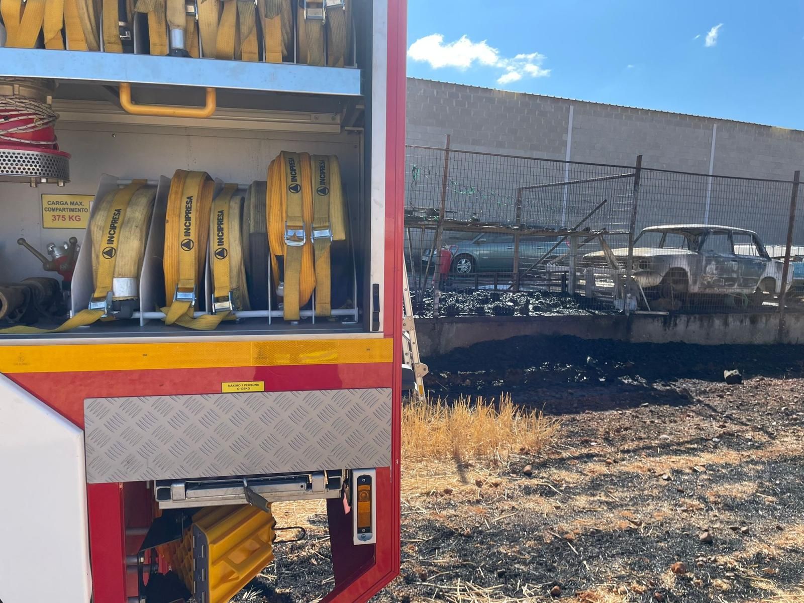 Bomberos de Zamora evitan el incendio de un fábrica de pirotecnia