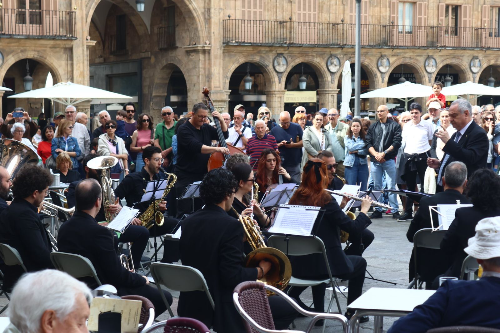 Día del Libro en la Plaza Mayor de Salamanca