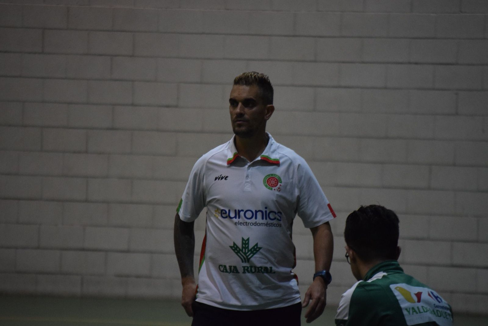Chema Sánchez, durante el encuentro ante el Tierno Galván