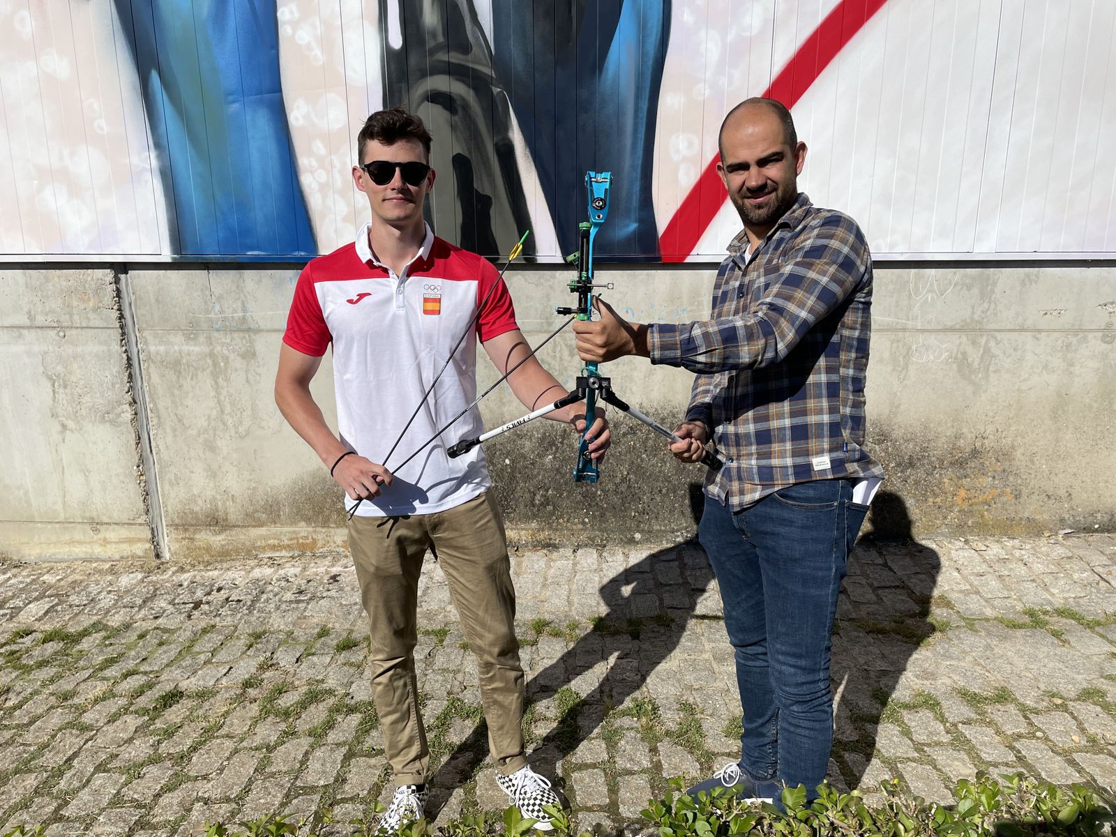 Carlos Arasa, concejal de Deportes con Carlos Iglesias