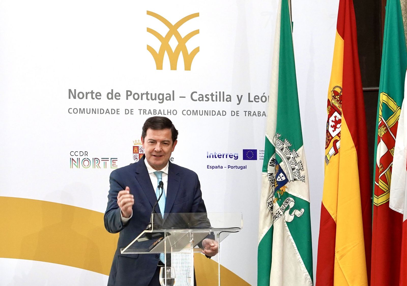 El presidente de la Junta de Castilla y León, Alfonso Fernández Mañueco