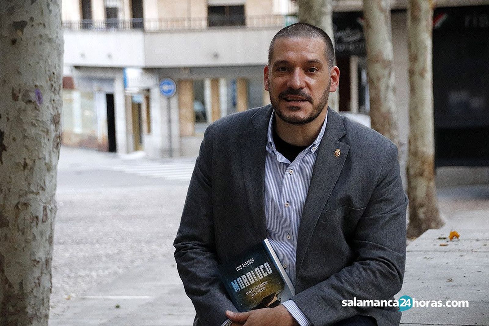 El comisario Luis Jesús Esteban, en una entrevista con Salamanca24horas.com