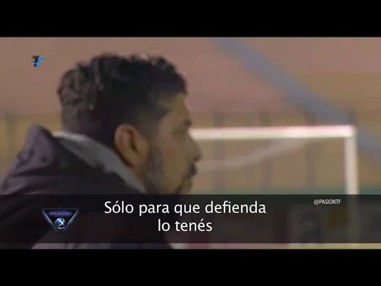 Cerra el Oj.... Leo ramos a un hincha.