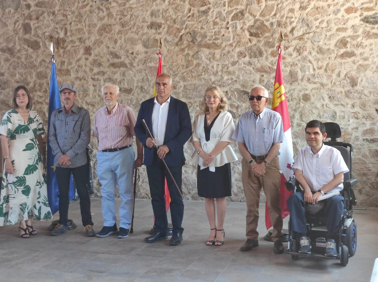 Toma de posesión en el pueblo de Buenavista.
