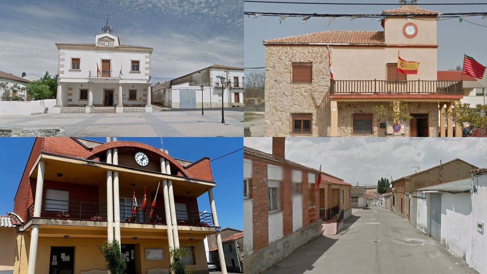 Algunos de los pueblos en los que se ha designado juez de paz