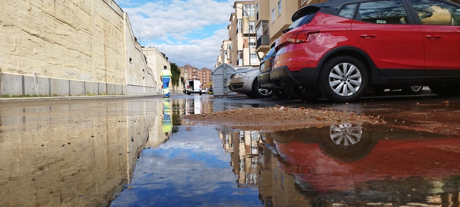 Reventón calle Linares