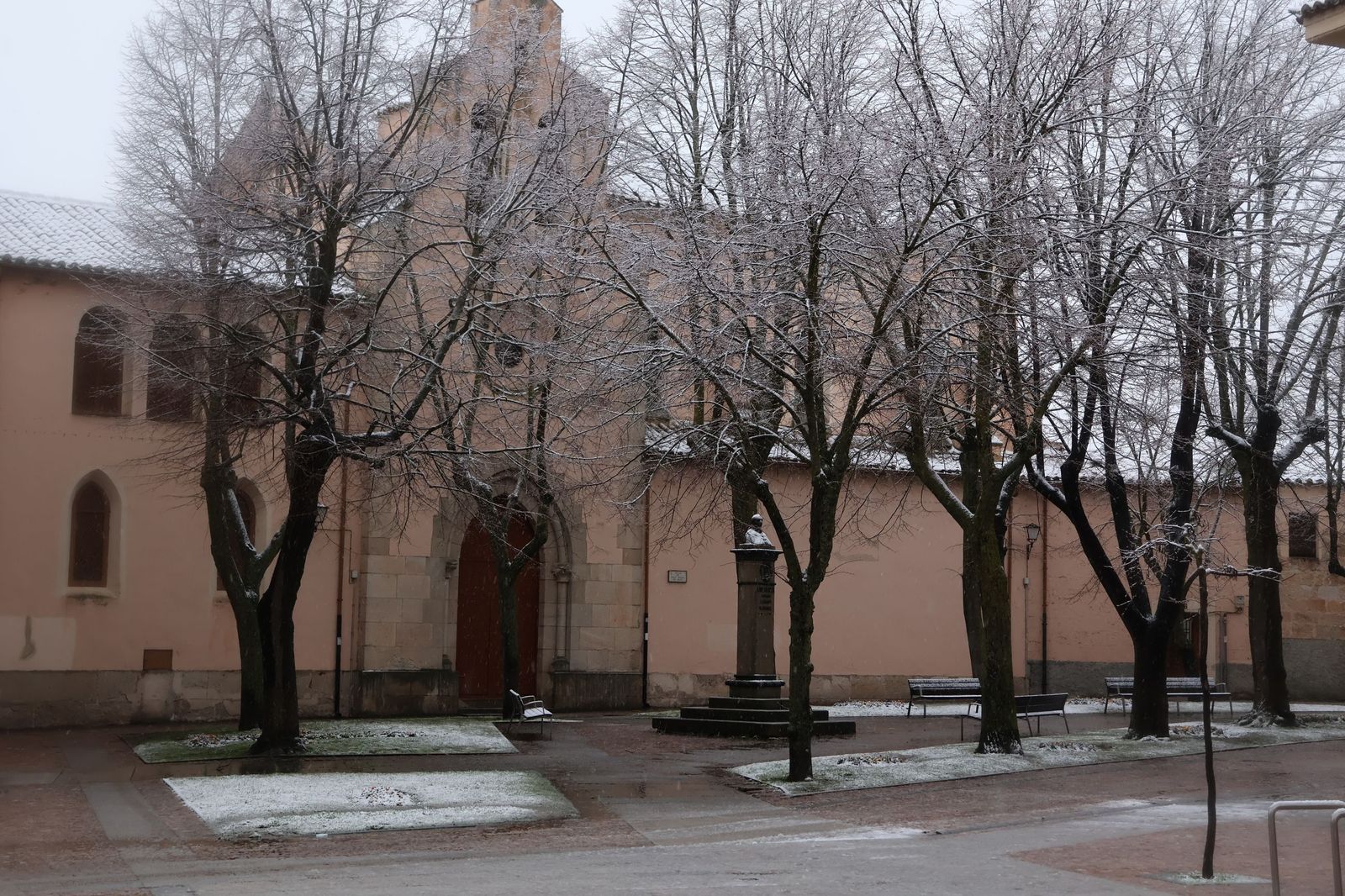 GALERÍA | Nieve en Zamora capital este miércoles