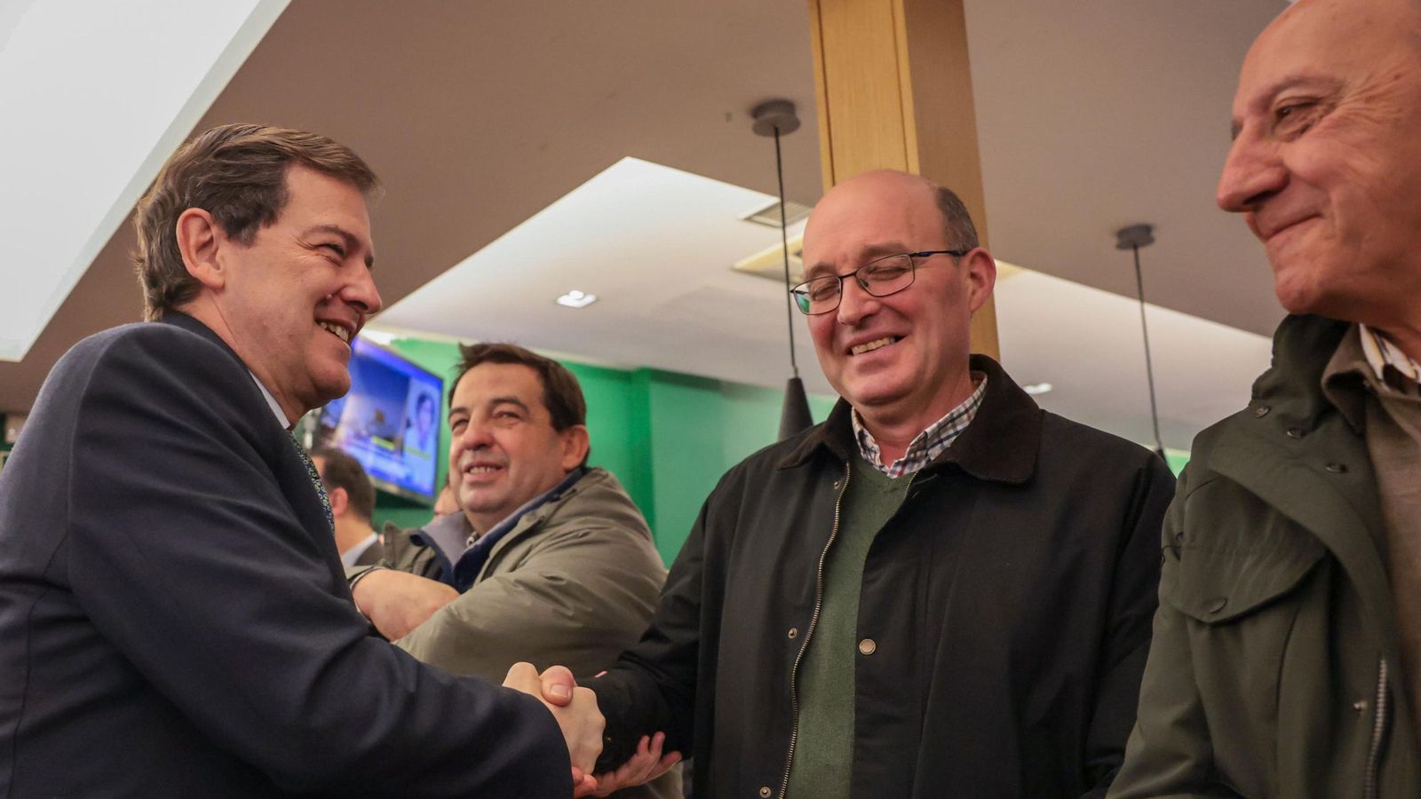 Alfonso Fernández Mañueco en Peñaranda de Bracamonte