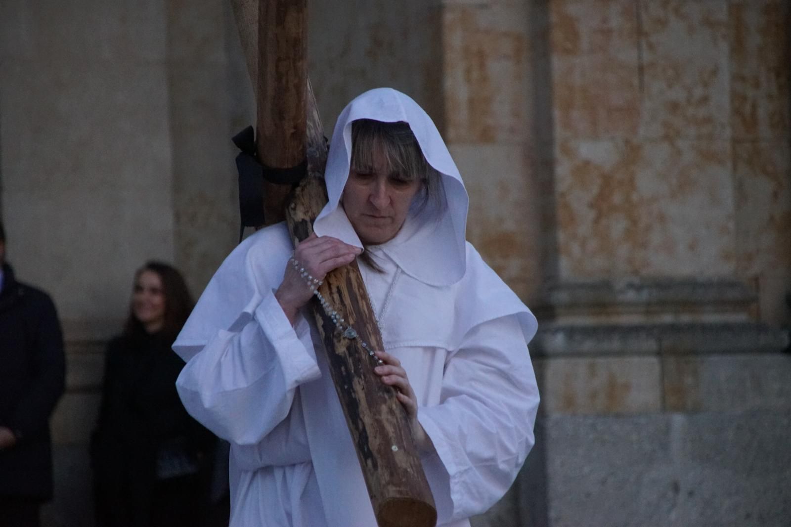 María Nuestra Madre y el Cristo del Amor y de la Paz en la procesión de la Semana Santa 2026 en Salamanca