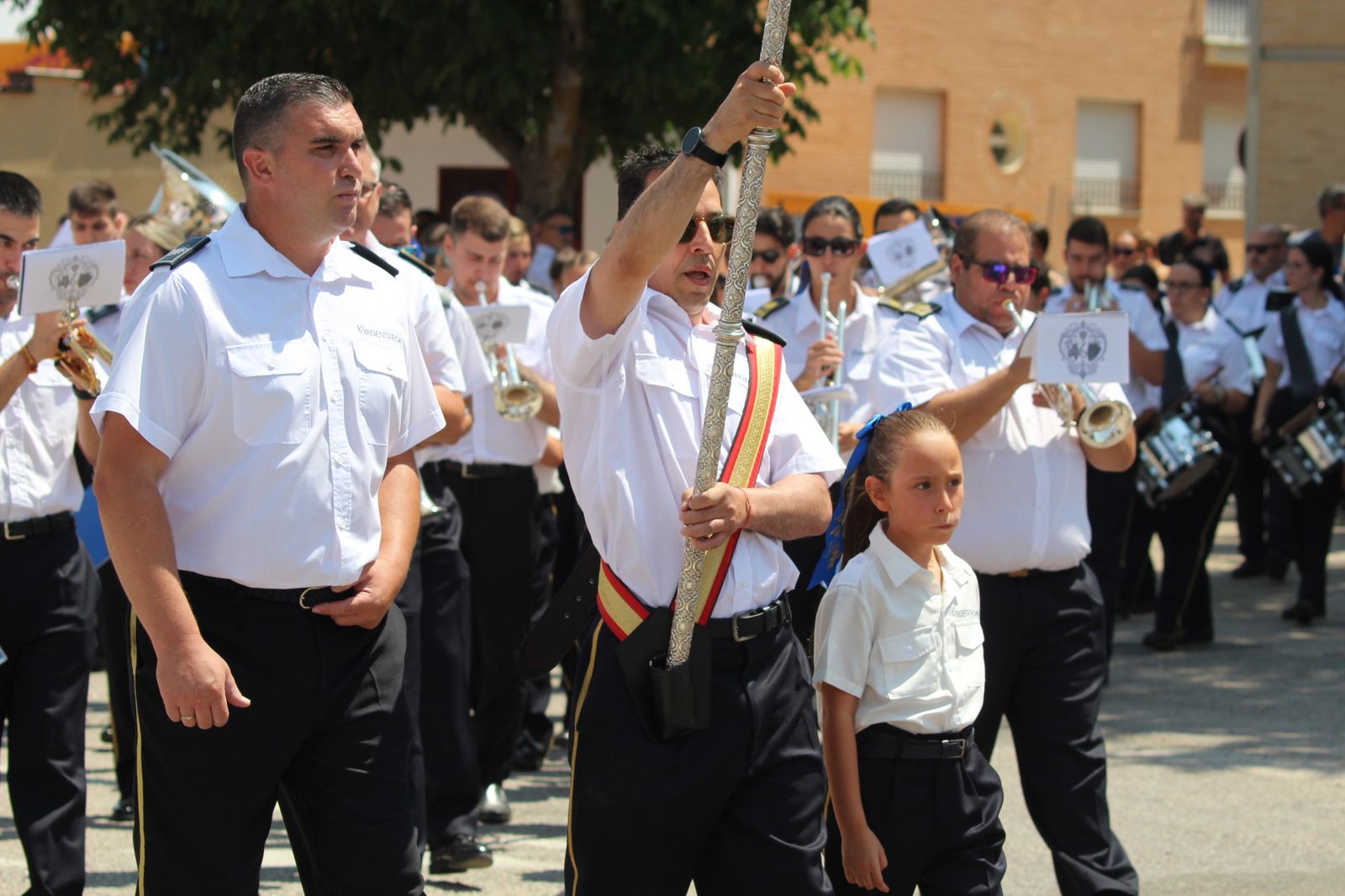 Moriscos. Procesión acompañada por la Agrupación Musical Virgen de la Vega