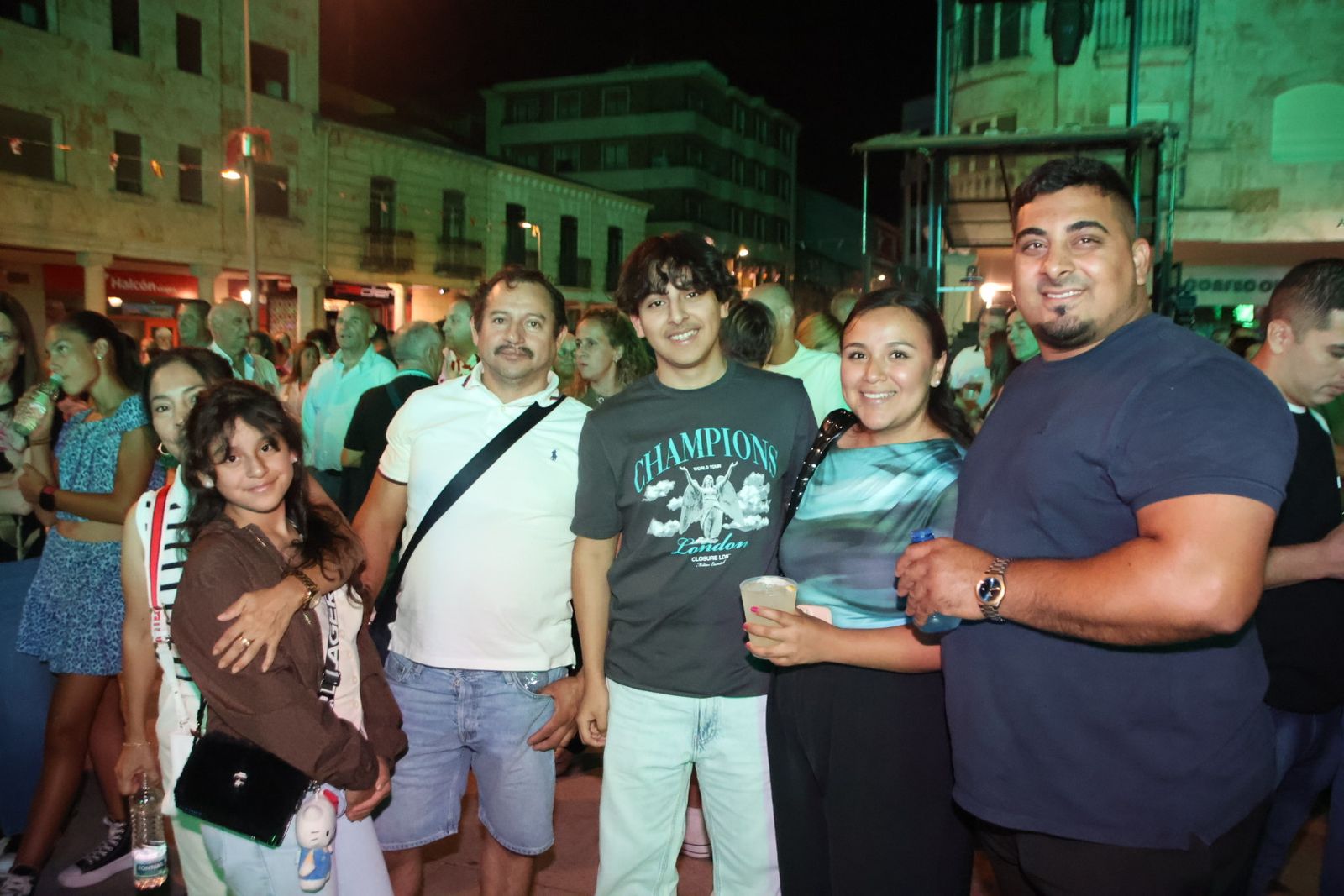 Panorama en la plaza Mayor de Guijuelo