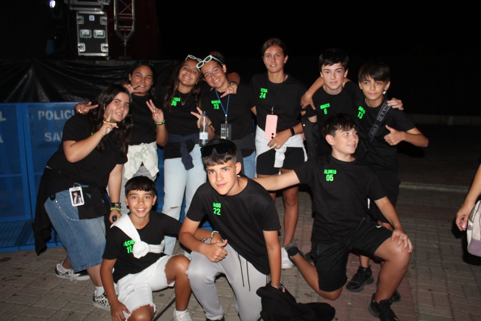 Salamanca de noche, sábado 26 de julio