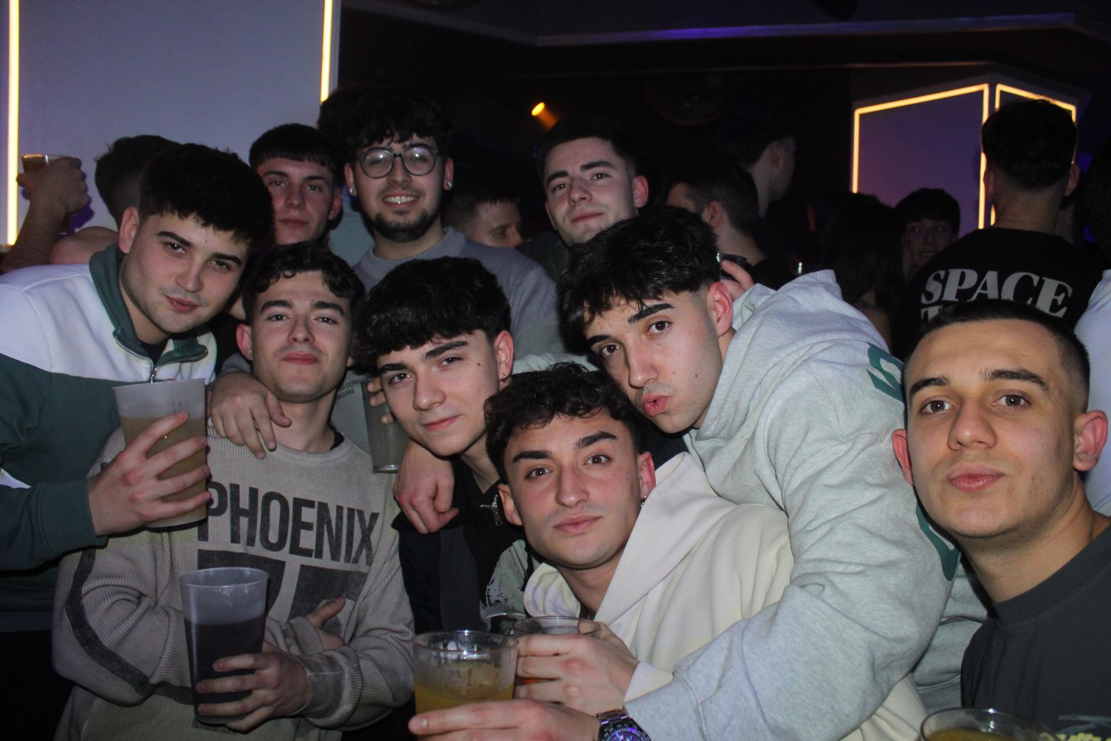 Salamanca de noche, sabado 24 de enero