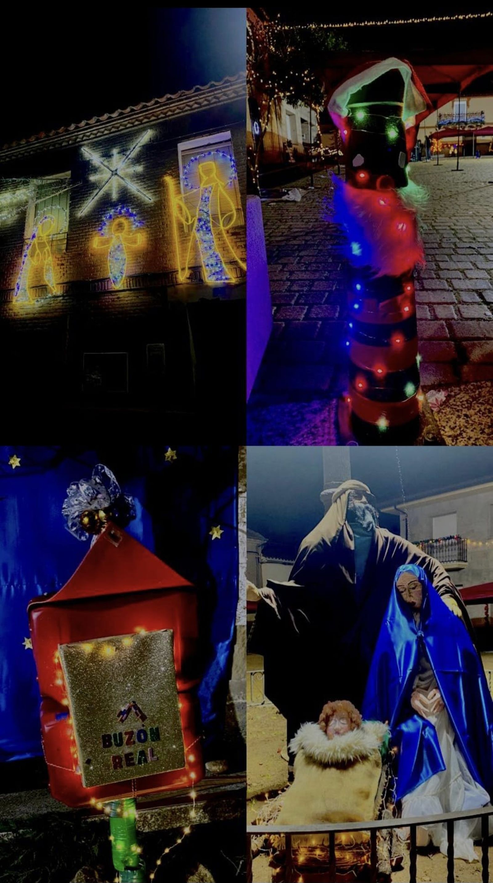 GALERÍA | Decoración navideña, fruto de la unión vecinal, en El Piñero