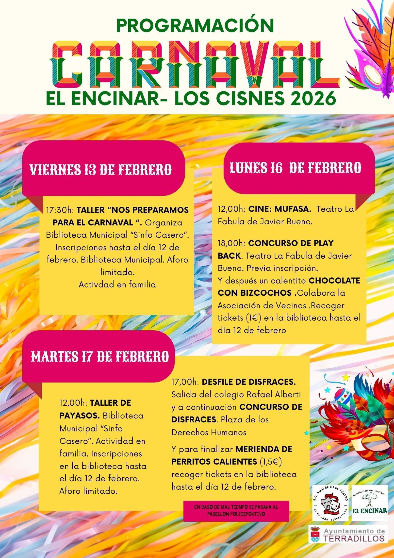 PROGRAMACION GENERAL CARNAVALES