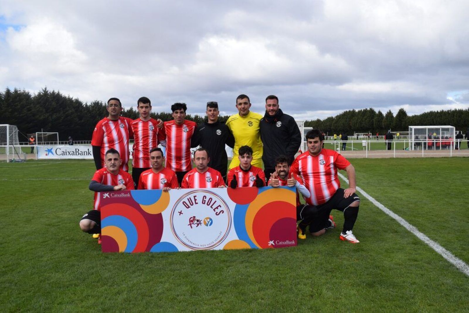 Equipo del Zamora CF en '+ QUE GOLES'. Archivo.