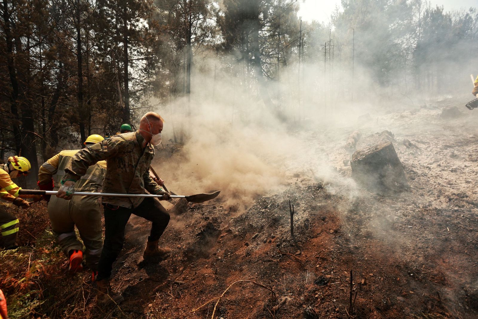Confinada preventivamente la población de la Alberca por el Incendio de Índice de Gravedad 2