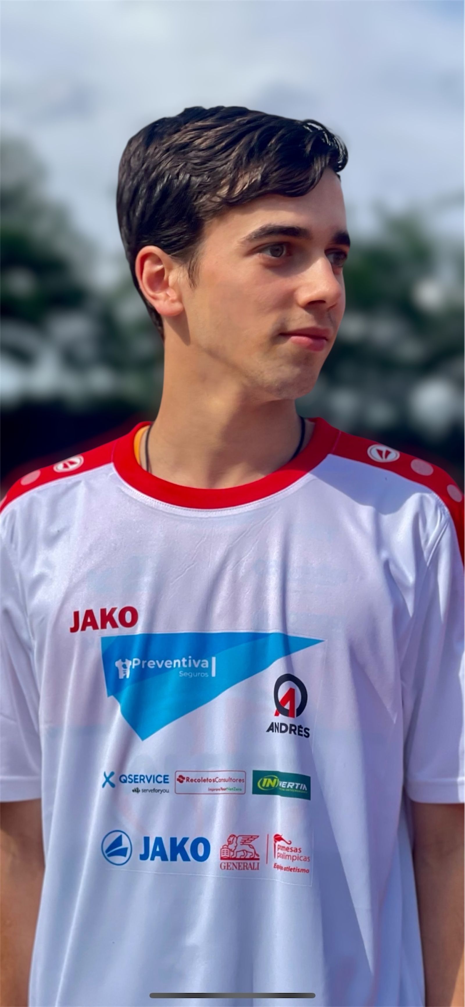 El atleta salmantino Diego Ruíz García El atleta salmantino Diego Ruíz García