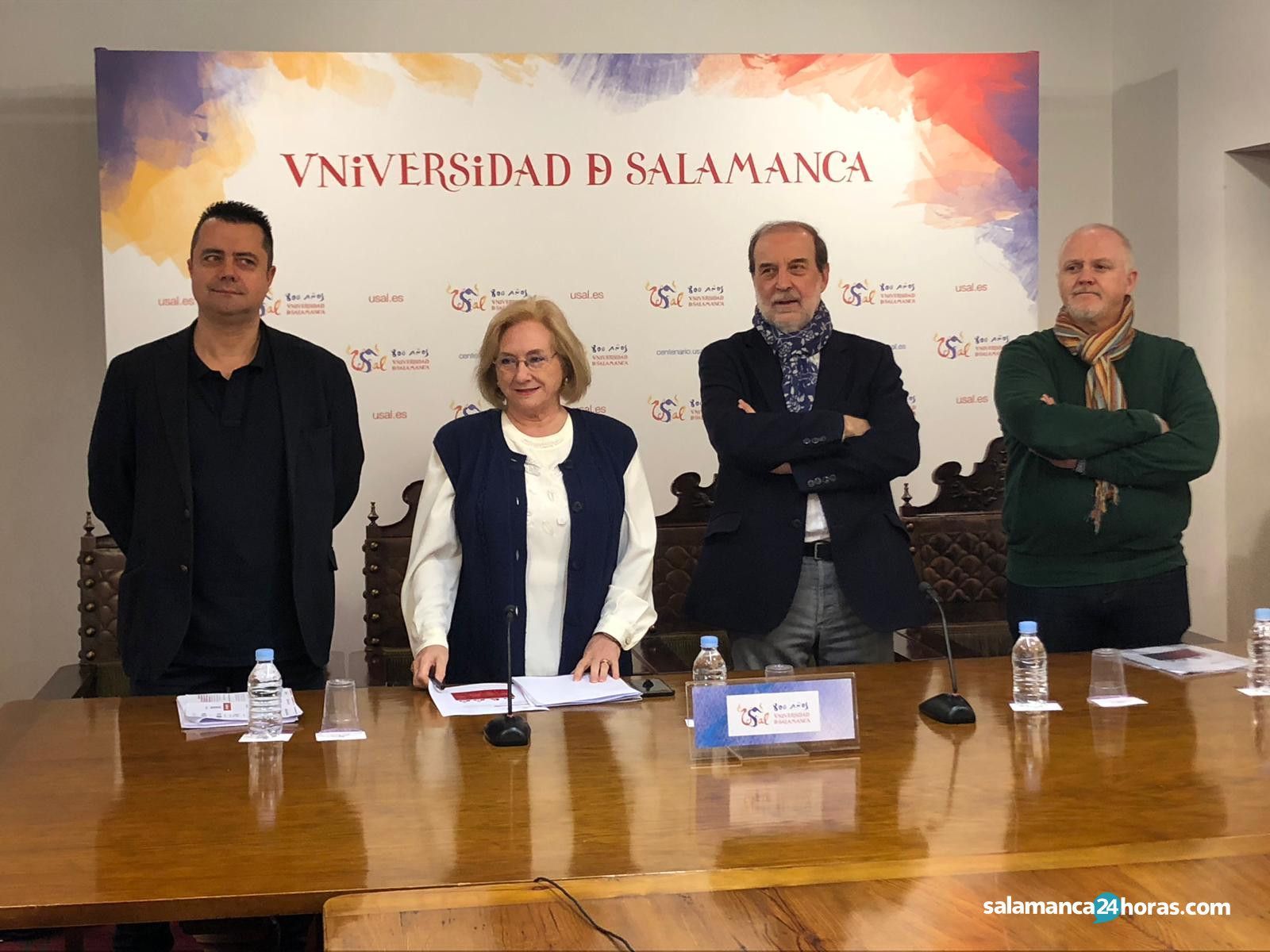 Purificación Galindo y responsables del Inico