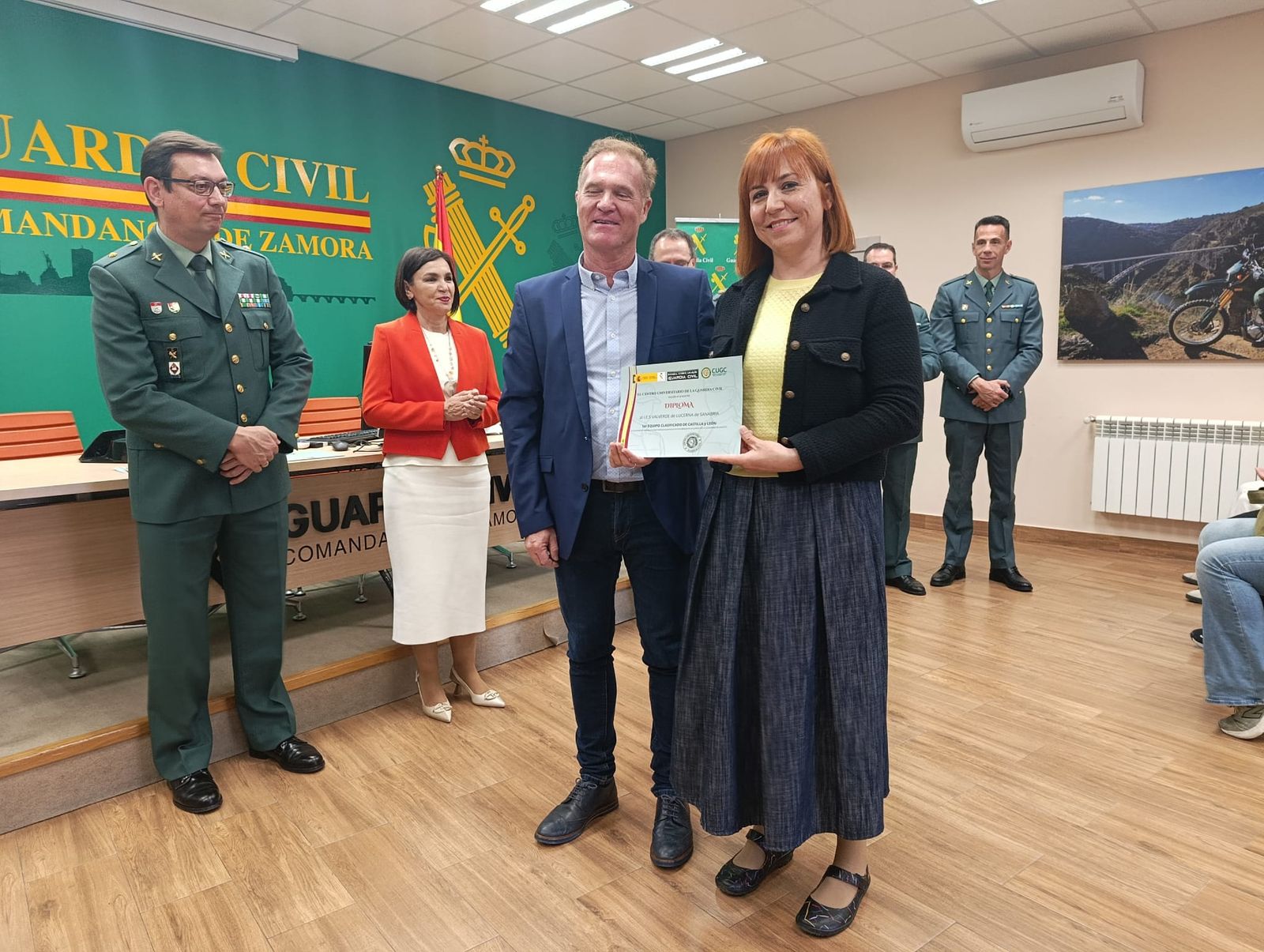 GALERÍA | Entrega de diplomas a los clasificados de Zamora en la Ciberliga de la Guardia Civil