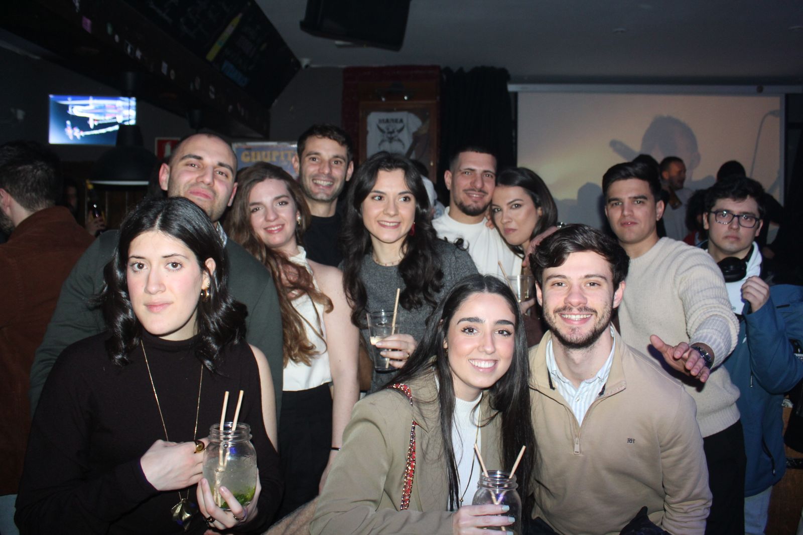 Salamanca de noche, sábado 31 de enero