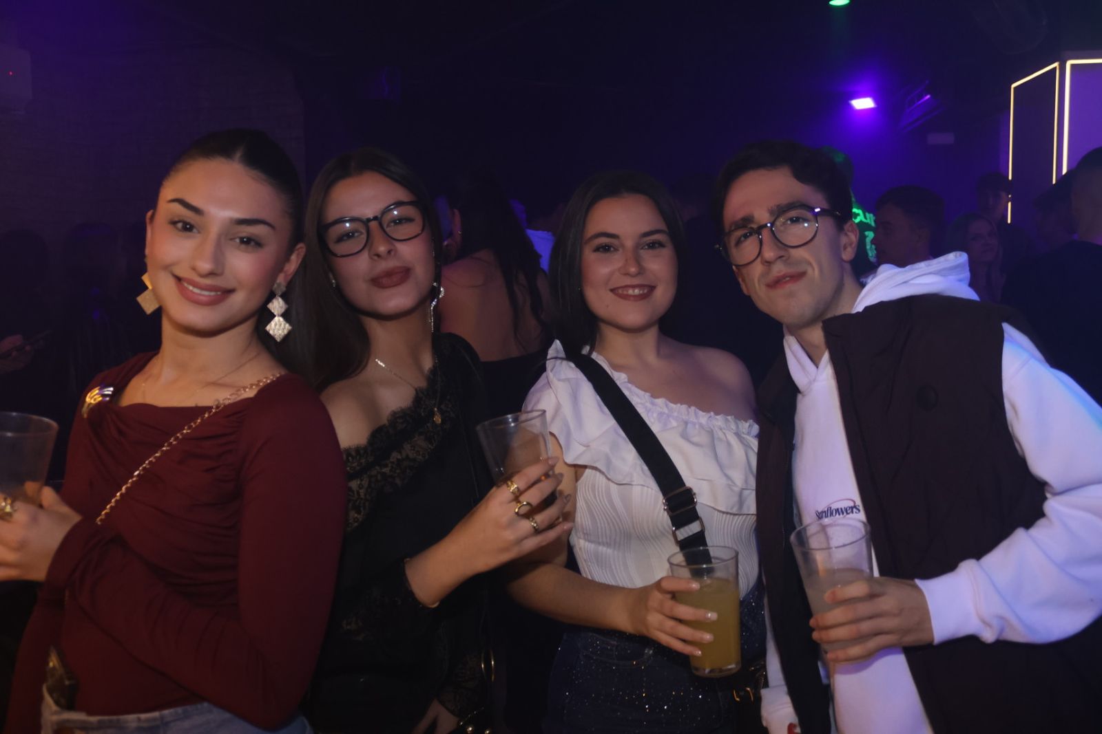 Salamanca de noche, sábado 17 de enero