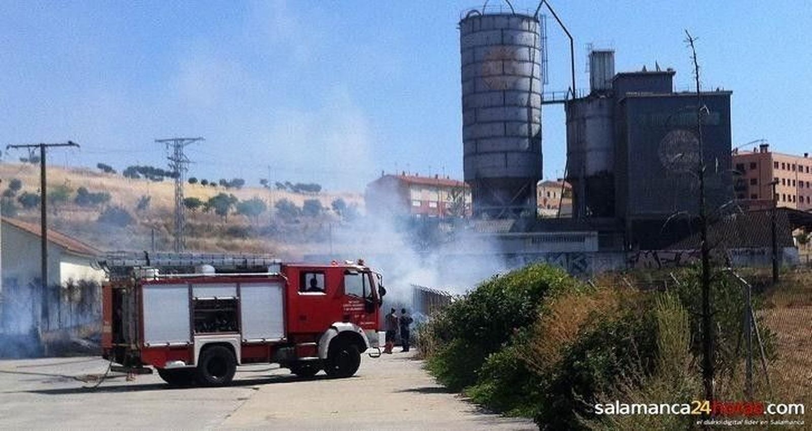 Un incendio calcina cuatro hectáreas de pasto y cereal en Macotera Un incendio calcina cuatro hectáreas de pasto y cereal en Macotera