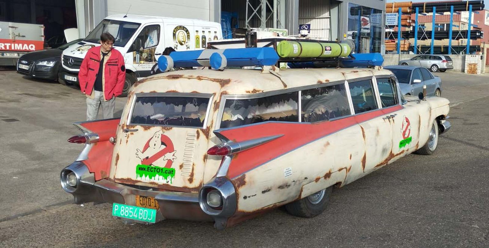 Una imagen insólita en Zamora los ‘auténticos’ Cazafantasmas se pasean por la ciudad 