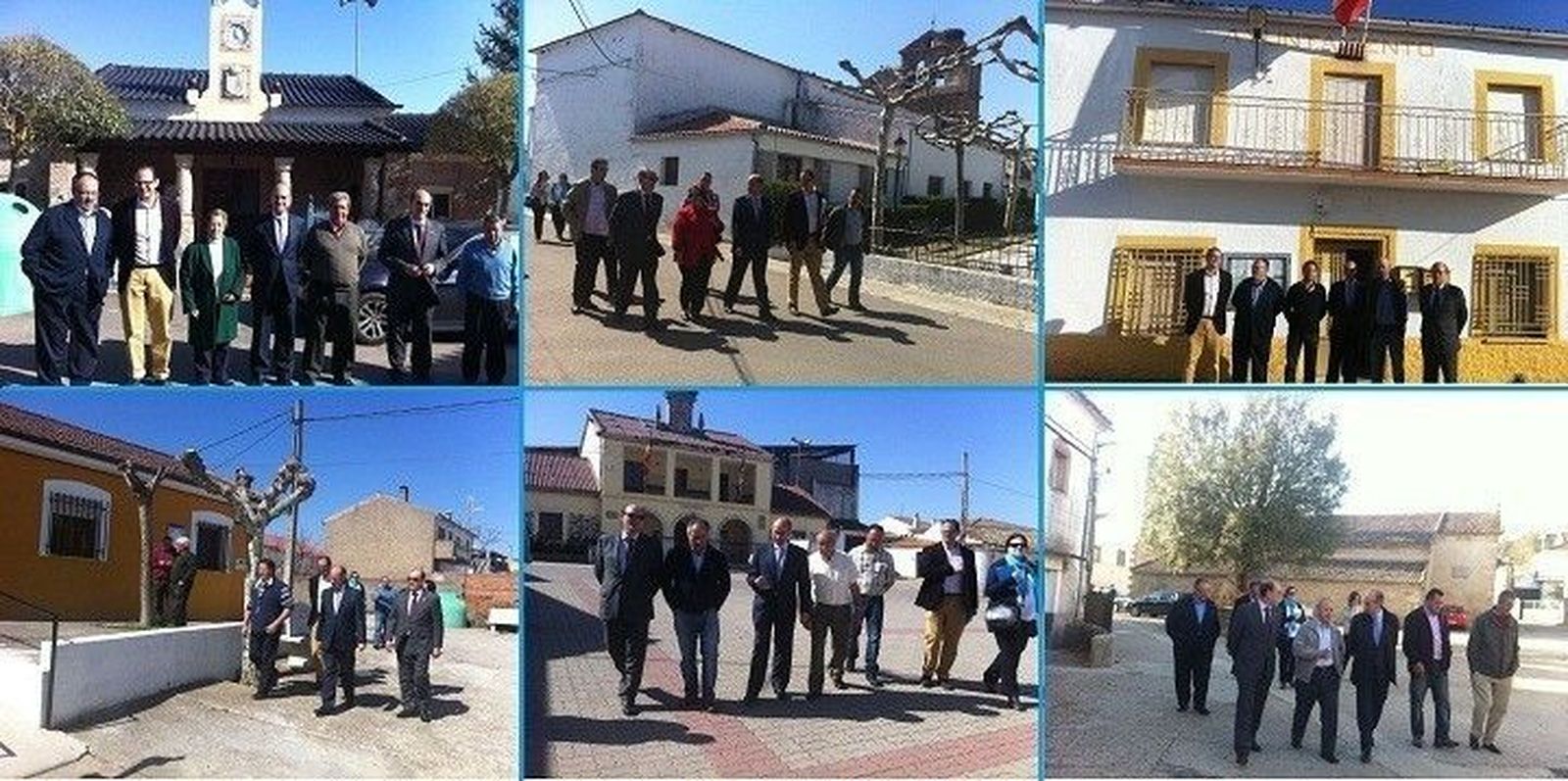 Visita del presidente de la Diputación a La Alberguería, Alamedilla, Puebla, Ituero, Campillo de Azaba y Espeja