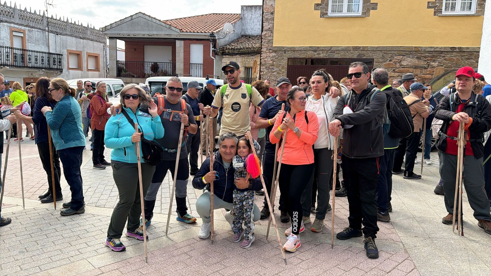 Éxito de participación en la marcha senderista de Saucelle con 250 inscritos
