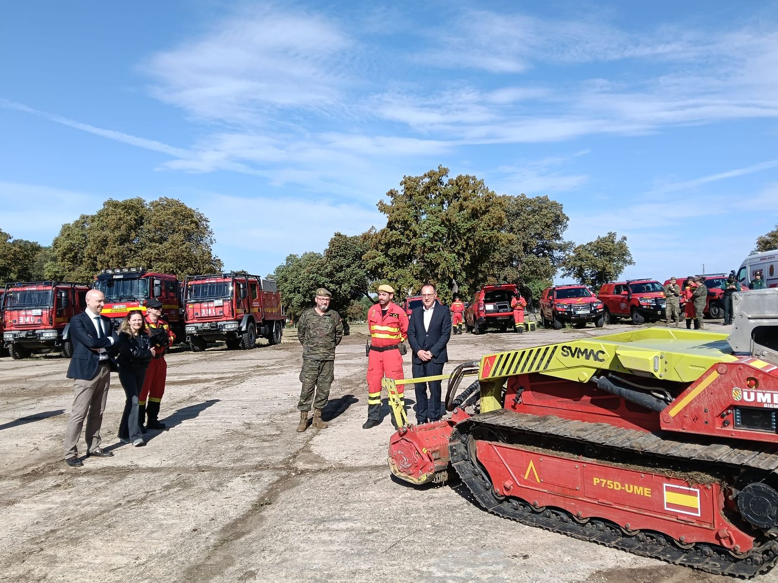 La UME despliega 80 militares y drones en maniobras en Monte la Reina ante la campaña de emergencias 2026