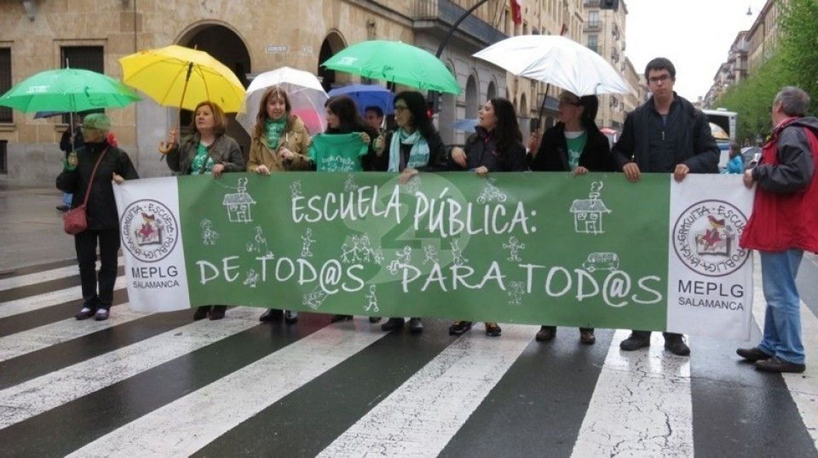 Escuela Pública. Foto de archivo previa a la pandemia.