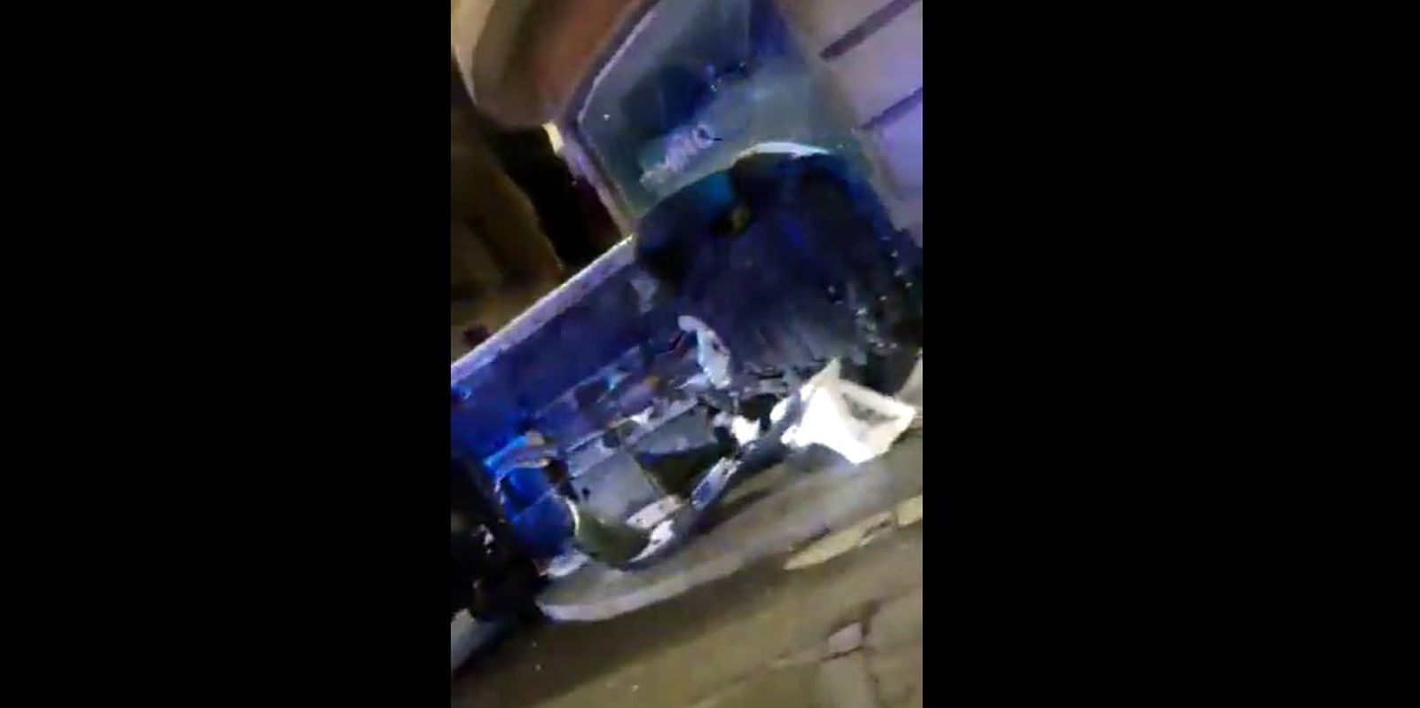 Captura del vídeo difundido por Deportes Cope Valladolid