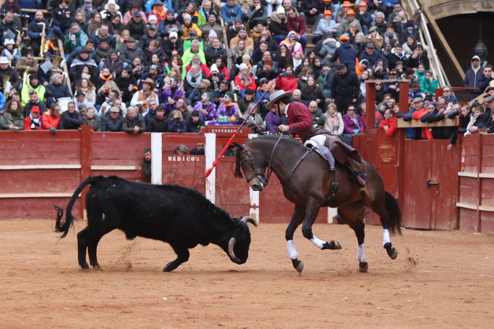 Novillada sin picadores del bolsín taurino y rejones en Ciudad Rodrigo