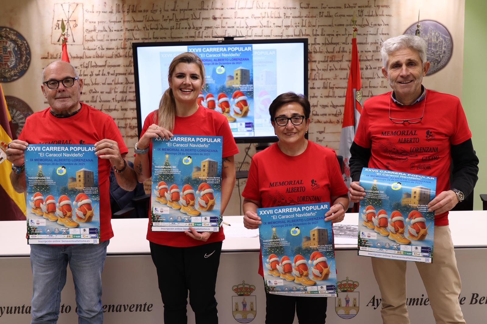 Presentación de la Carrera 'El Caracol Navideño'