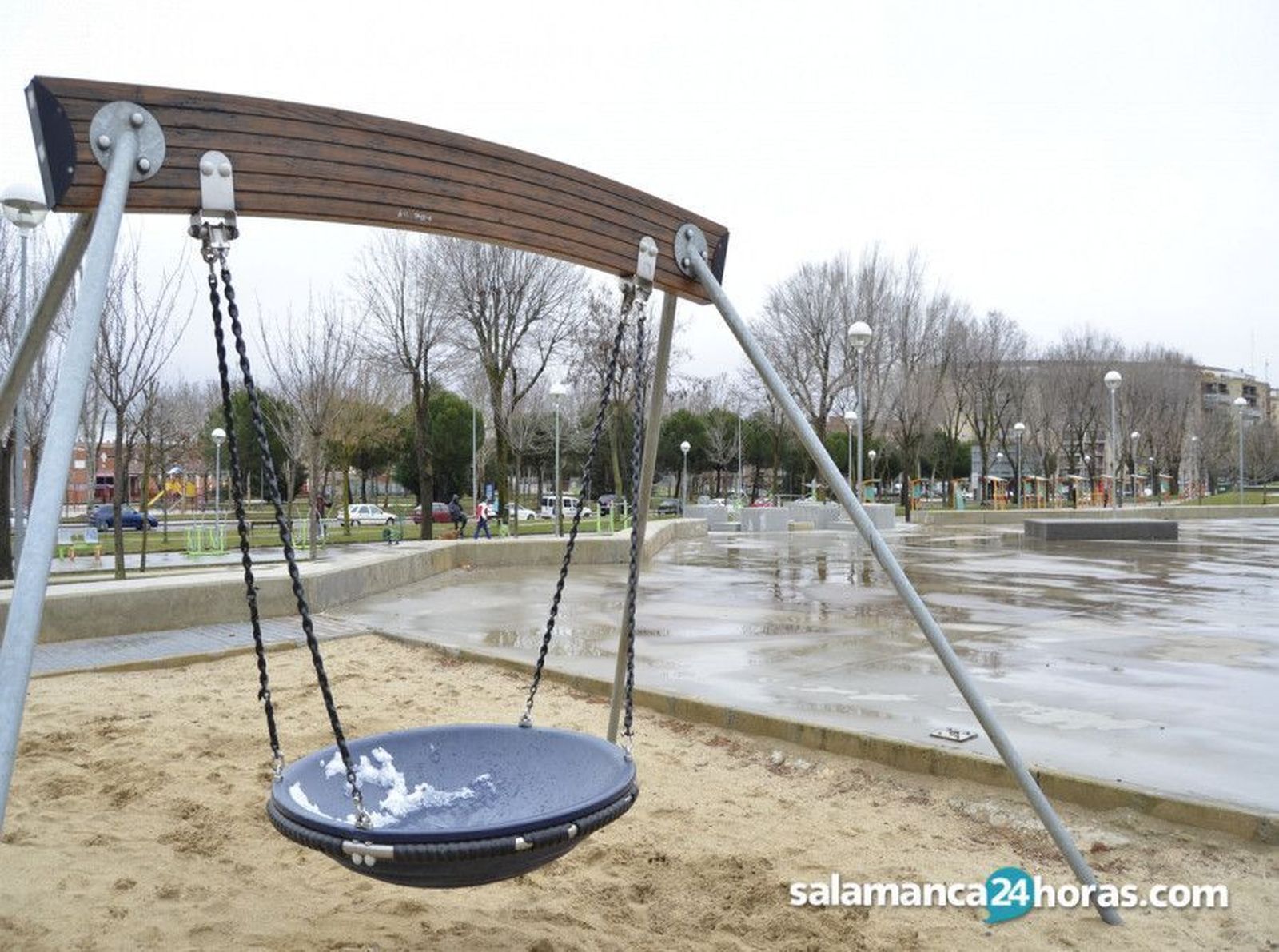 El frío se deja sentir en Salamanca