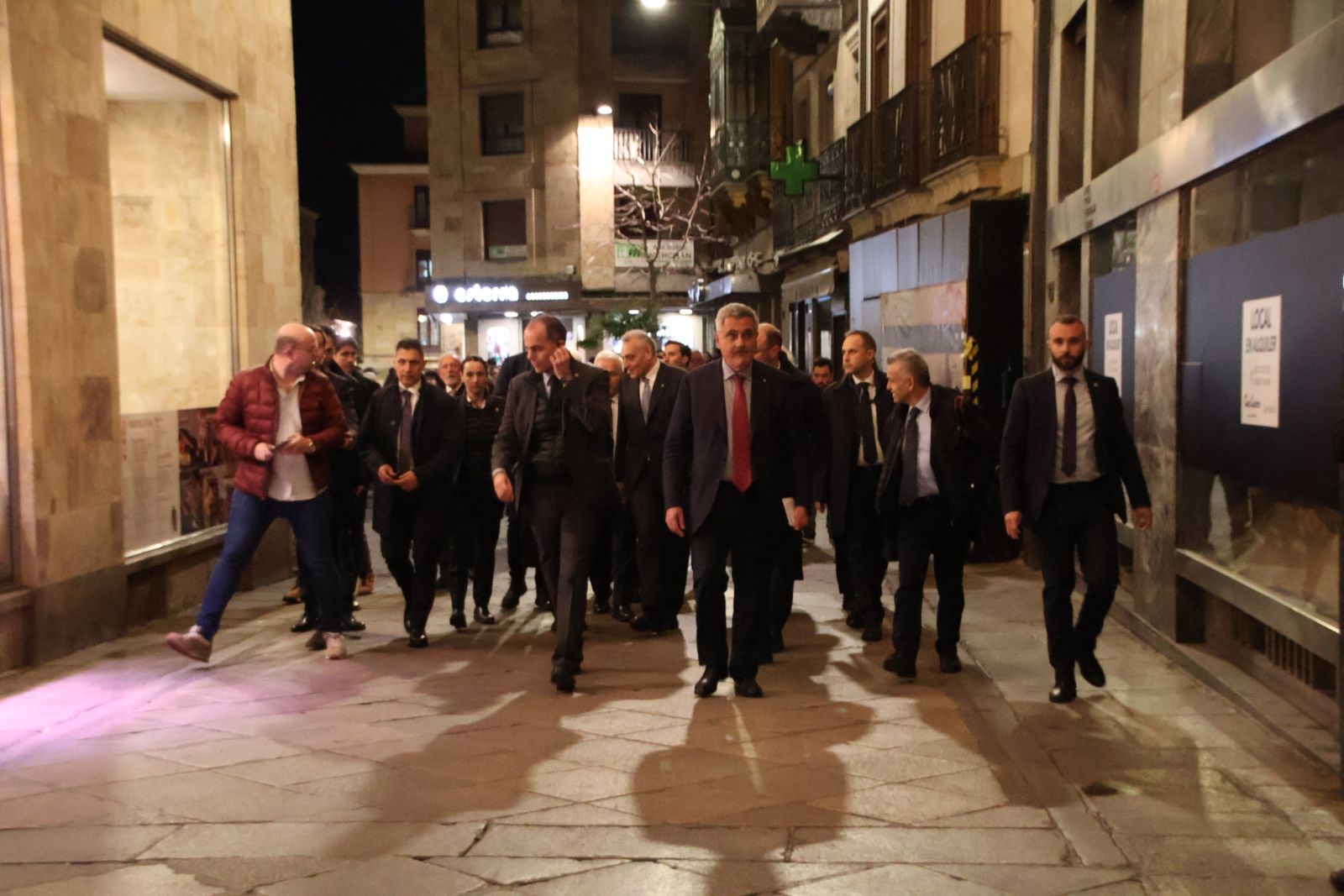 Llegada del presidente de la República Italiana, Sergio Mattarella, a Salamanca