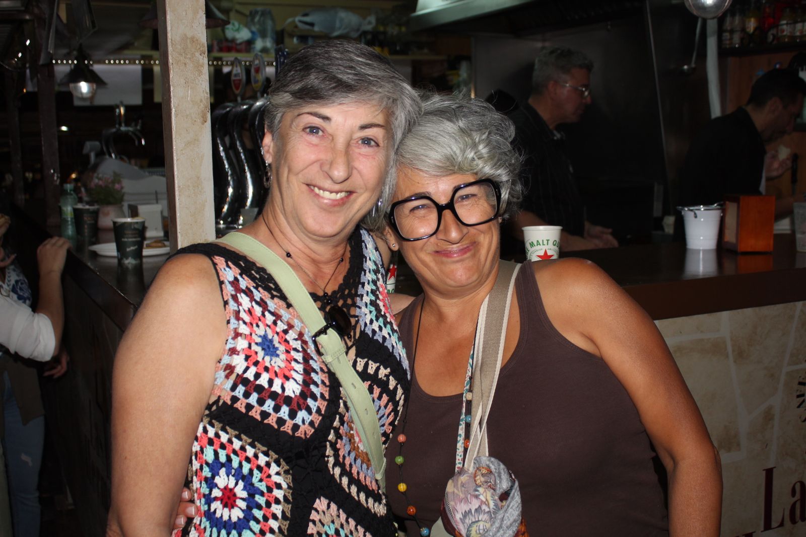 Ambiente en la Feria de Día en la tarde de este lunes
