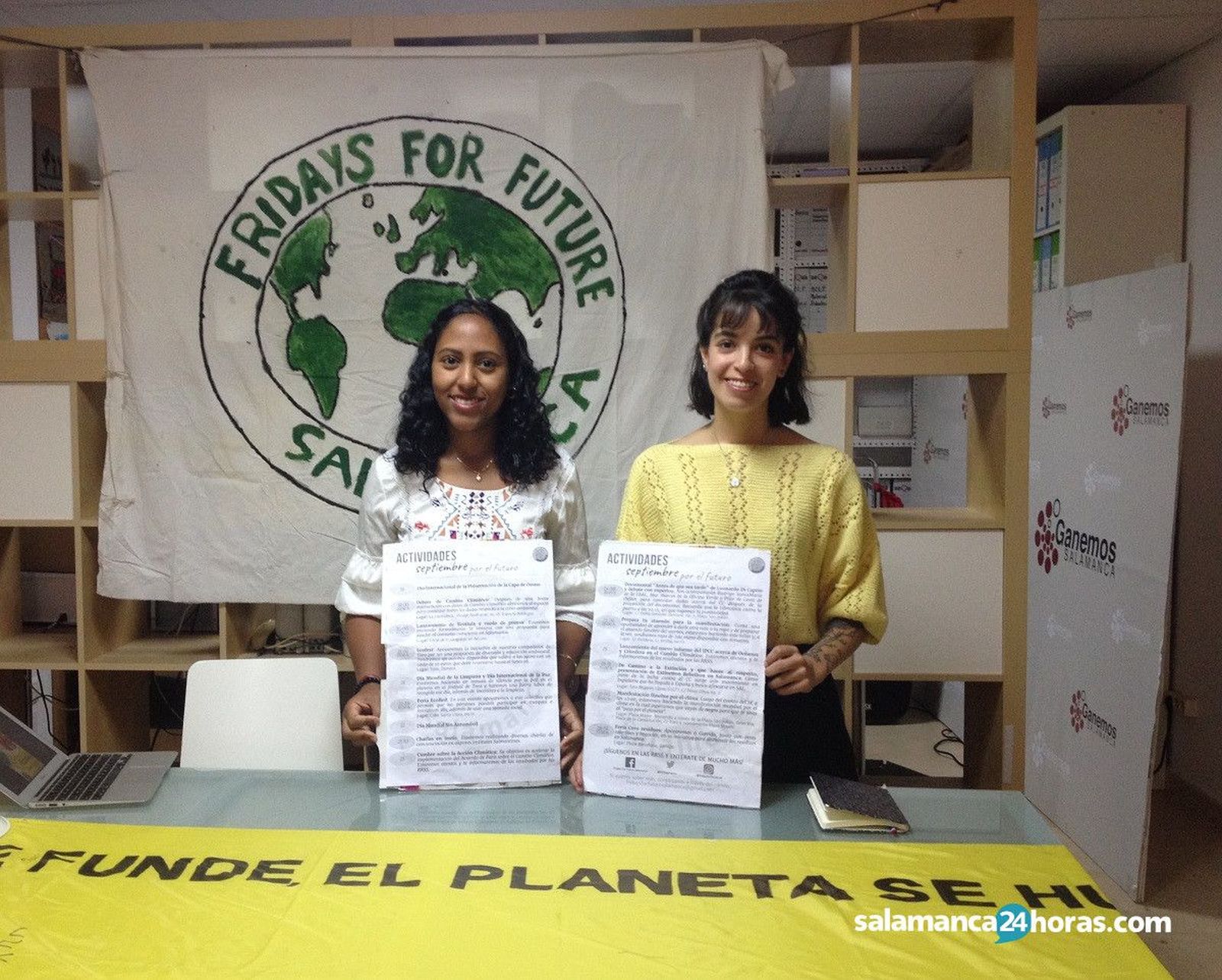 Paula Reyes y Tania Anaya Fridays For Future