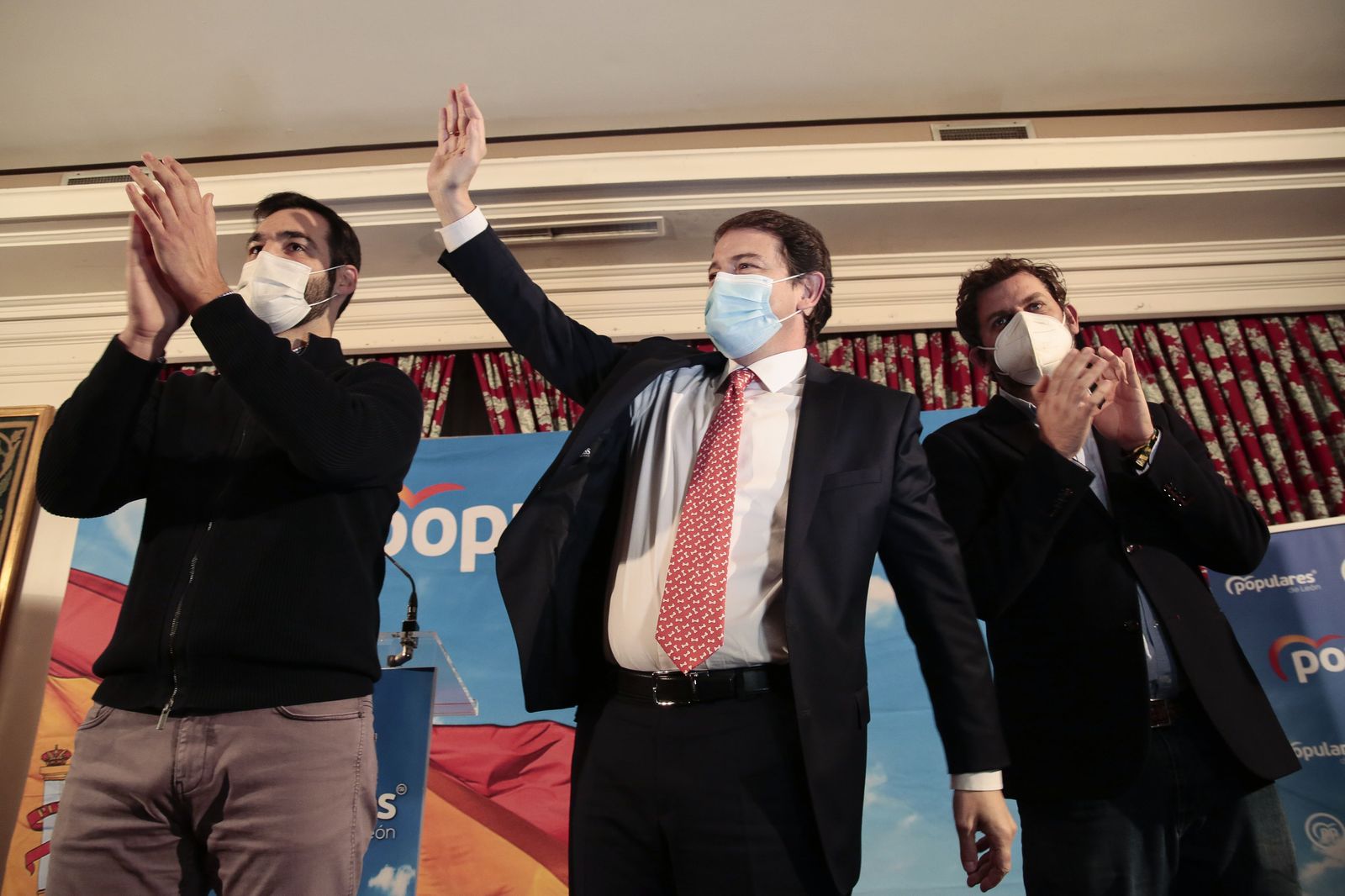 Alfonso Fernández Mañueco durante la presentación de su candidatura | ICAL