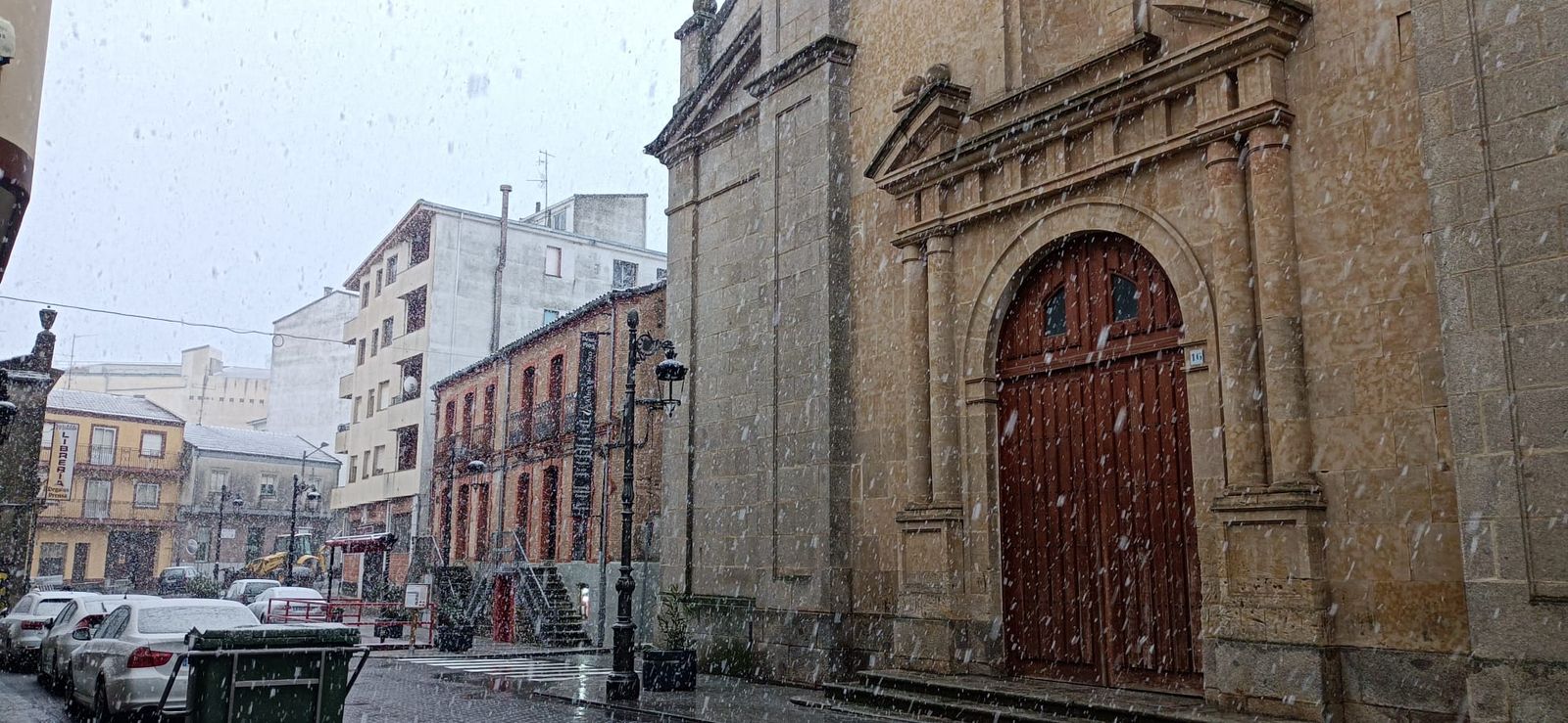 Nieve en la provincia de Salamanca este lunes 9 de marzo