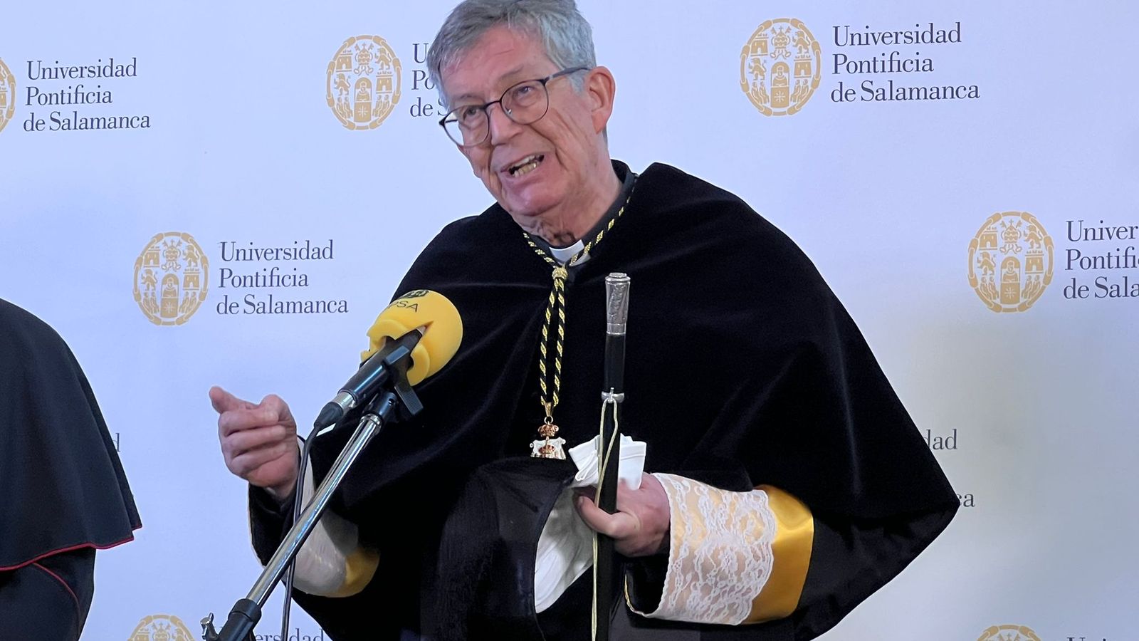 Santiago García-Jalón, rector de la Universidad Pontificia de Salamanca