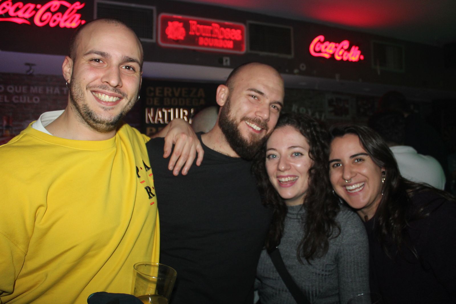 Salamanca de noche, sabado 24 de enero