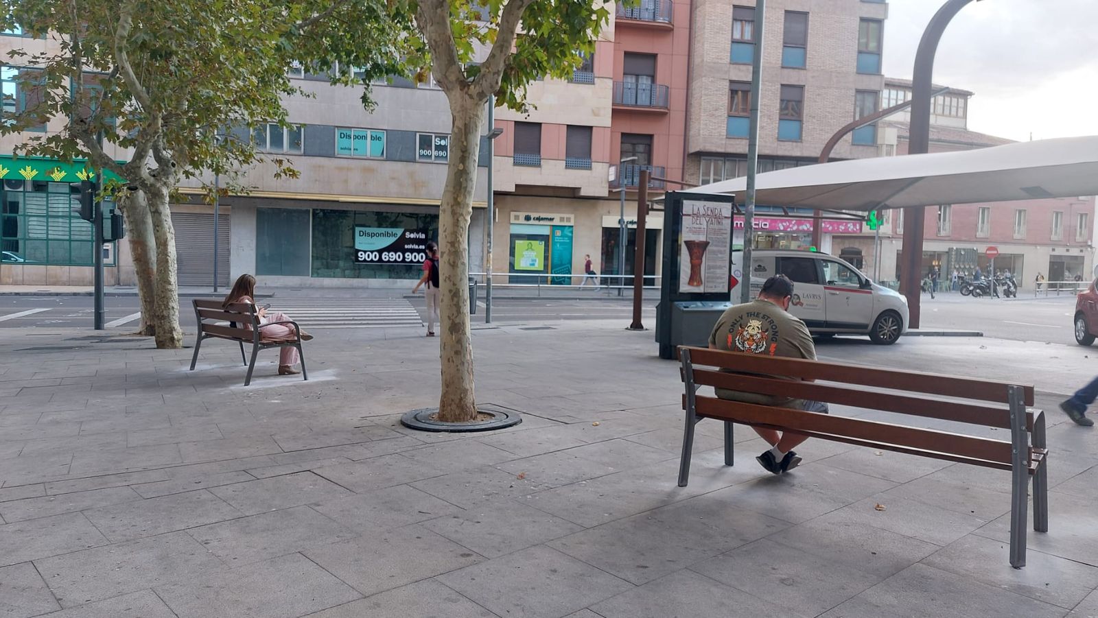 Nevos bancos Plaza de Alemania